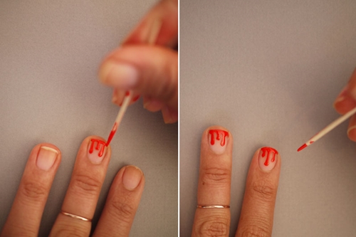 Manucure pour Halloween