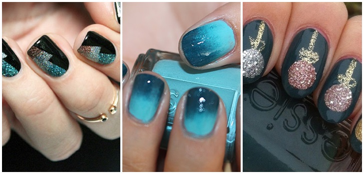 Manicure pour le Nouvel An 2017 Fire Cock à la maison pour les ongles courts et longs. Idées pour le revêtement de gel-vernis, photo