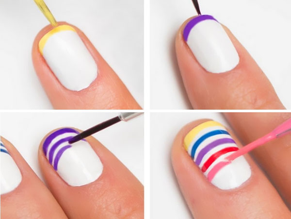 Manucure en cinq minutes: trois conceptions d'ongles simples