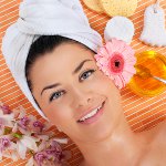 Masques pour le visage avec des huiles