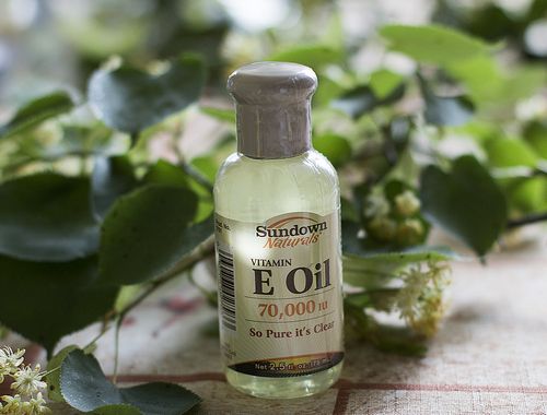 Bon avec de la vitamine E