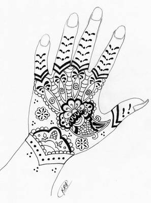 Mehendi à la maison