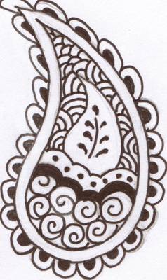 Mehendi à la maison