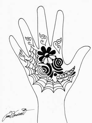 Mehendi à la maison: dessins et croquis photo pour mehendi