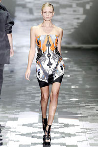 Robe avec impression multicolore Robe avec impression multicolore