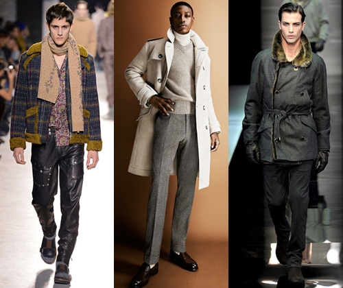 Vêtements pour hommes à la mode en hiver 2014: photos de tendances de la mode dans les vêtements pour hommes