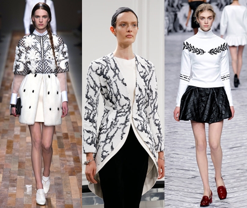 Vêtements à la mode en hiver 2013 2014: photos de styles à la mode et des silhouettes de vêtements de 2014