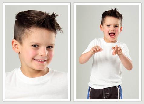 Coupes de cheveux pour enfants à la mode 2014, photo