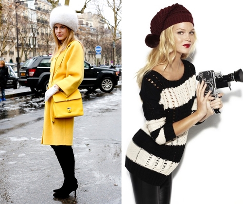 Chapeaux de mode hiver 2014: photos des chapeaux les plus à la mode des femmes et des hommes 