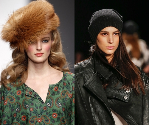 Chapeaux de mode hiver 2014: photos des chapeaux les plus à la mode des femmes et des hommes 
