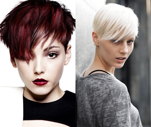 Coupes de cheveux courtes à la mode hiver 2014: des photos des coupes de cheveux les plus élégantes sur les cheveux courts