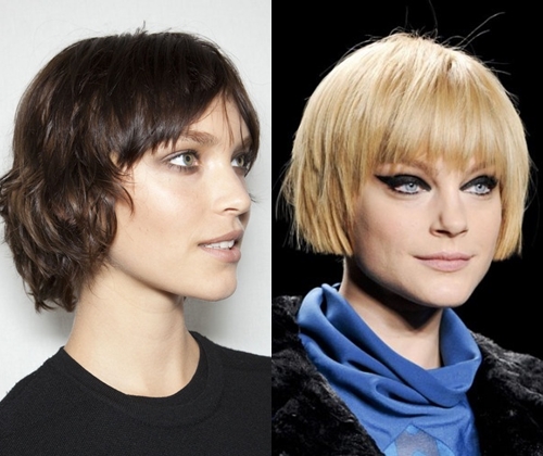 Coupes de cheveux courtes à la mode hiver 2014: des photos des coupes de cheveux les plus élégantes sur les cheveux courts