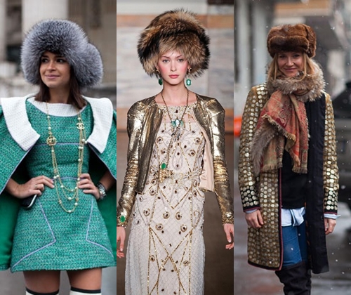 Chapeaux de fourrure à la mode en hiver 2014: photos des chapeaux de fourrure les plus à la mode de 2014 