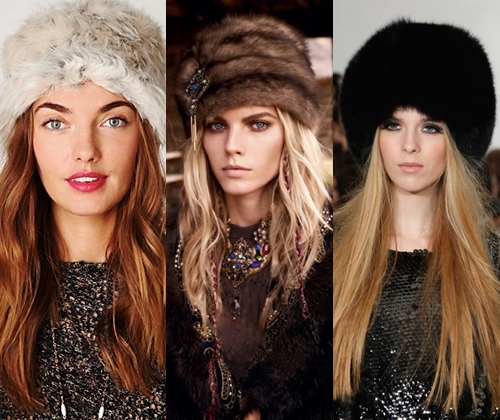 Chapeaux de fourrure à la mode en hiver 2014: photos des chapeaux de fourrure les plus à la mode de 2014 
