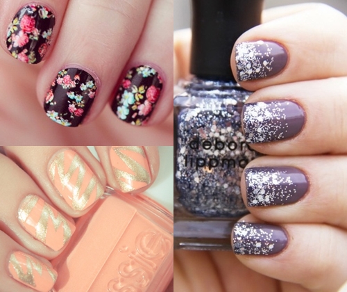 Mode ongles hiver 2013 -2014: photo des options de design d'ongles les plus à la mode en 2014 