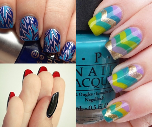 Mode ongles hiver 2013 -2014: photo des options de design d'ongles les plus à la mode en 2014 