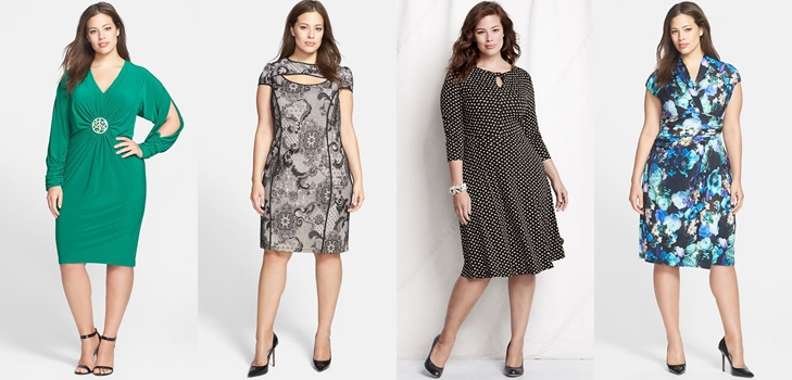Robes de mode pour les dames pleines