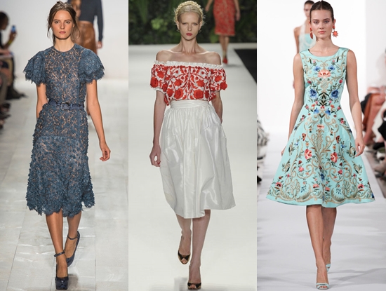 Robes à la mode au printemps 2014