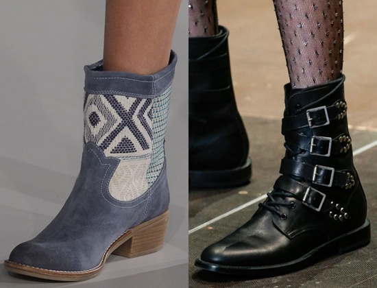 Bottes à la mode printemps 2014