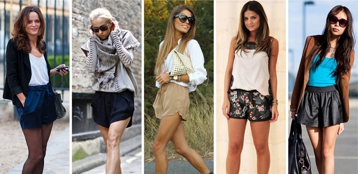 Shorts de mode été 2014