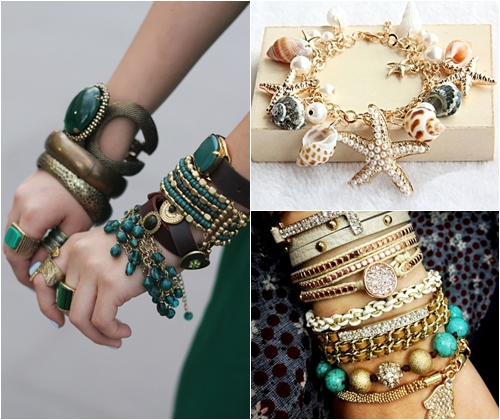 Bracelets à la mode printemps-été 2013
