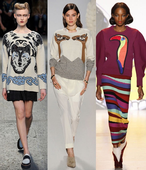 Pulls femme à la mode automne hiver 2015-2016: photo des pulls les plus en vogue de 2015