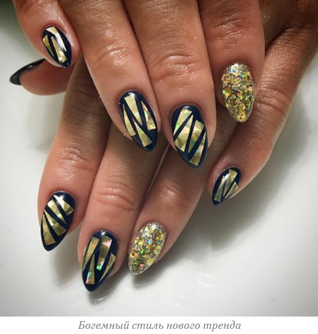 Manucure de verre tendance