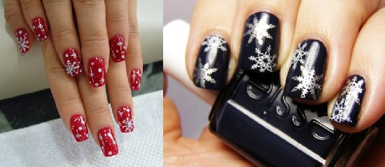 La conception des ongles du Nouvel An