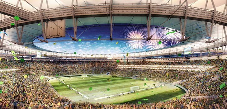 Habillé dans le style de la Coupe du Monde