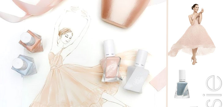 manucure Pastel: collection ongles Essie Ballet Couture Gel Nus 2017