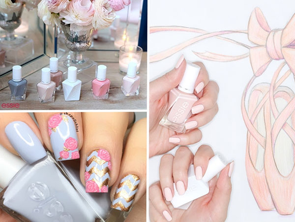 manucure Pastel: collection ongles Essie Ballet Couture Gel Nus 2017