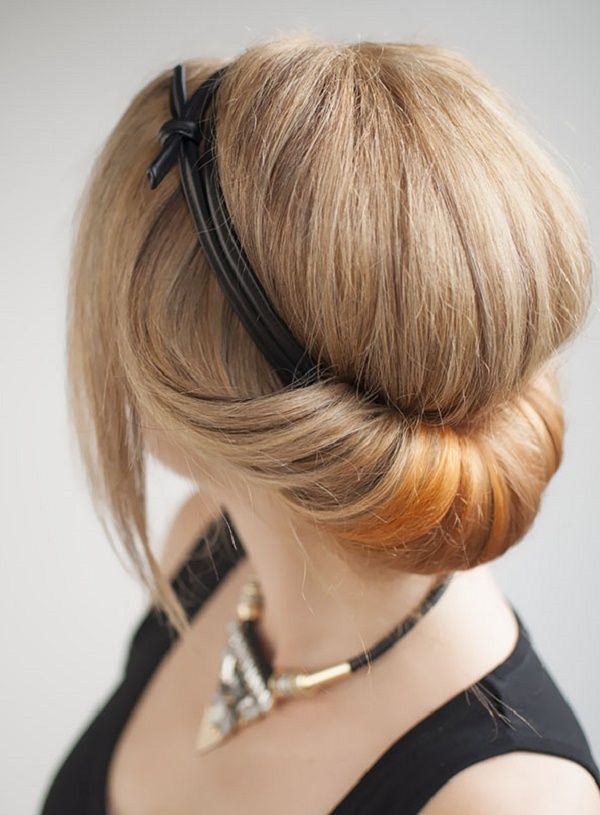 Coiffure pour la nouvelle année du pétard de ses propres mains - des idées de mode pour les cheveux courts, moyens et longs, photo
