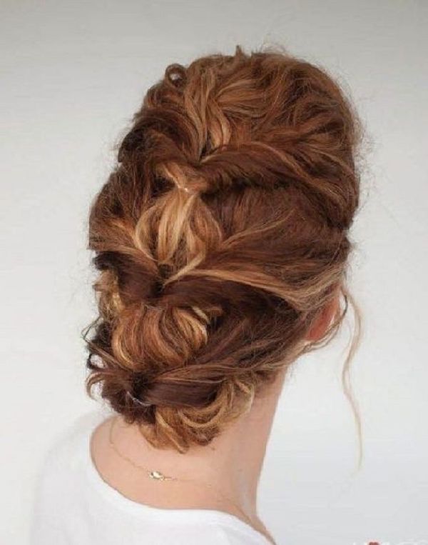 Coiffure pour la nouvelle année du pétard de ses propres mains - des idées de mode pour les cheveux courts, moyens et longs, photo