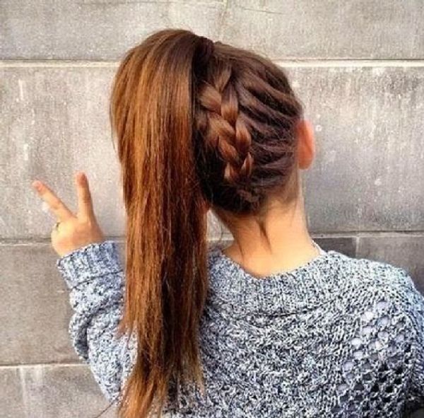 Coiffure pour la nouvelle année du pétard de ses propres mains - des idées de mode pour les cheveux courts, moyens et longs, photo