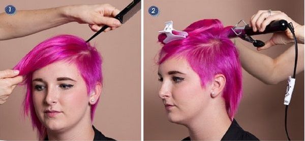 Coiffure pour la nouvelle année du pétard de ses propres mains - des idées de mode pour les cheveux courts, moyens et longs, photo