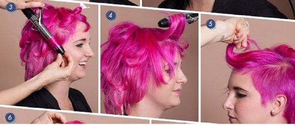 Coiffure pour la nouvelle année du pétard de ses propres mains - des idées de mode pour les cheveux courts, moyens et longs, photo