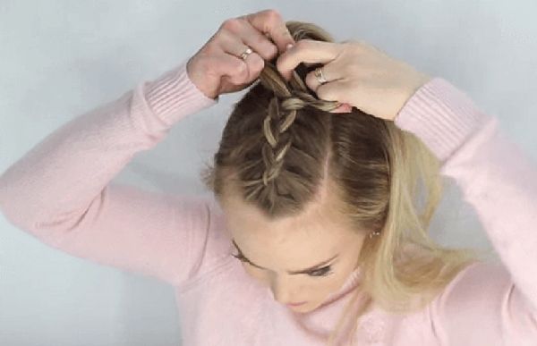 Coiffure pour la nouvelle année du pétard de ses propres mains - des idées de mode pour les cheveux courts, moyens et longs, photo