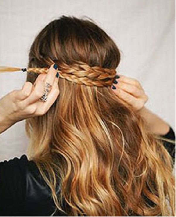 Coiffure pour la nouvelle année du pétard de ses propres mains - des idées de mode pour les cheveux courts, moyens et longs, photo