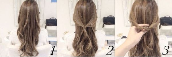 Coiffure pour la nouvelle année du pétard de ses propres mains - des idées de mode pour les cheveux courts, moyens et longs, photo