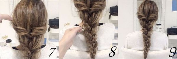 Coiffure pour la nouvelle année du pétard de ses propres mains - des idées de mode pour les cheveux courts, moyens et longs, photo