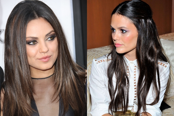 Coiffures sur le bal: cheveux longs