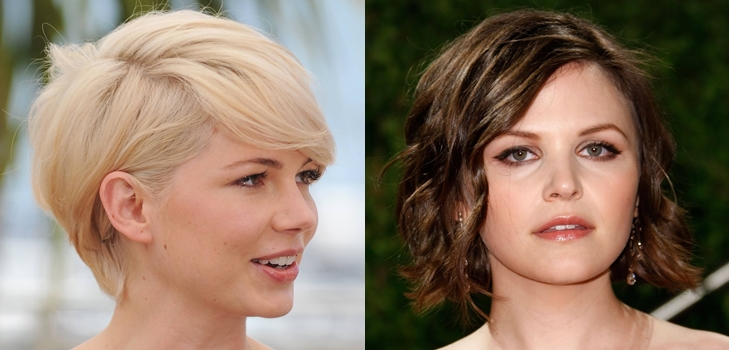Coiffures sur le bal: cheveux courts