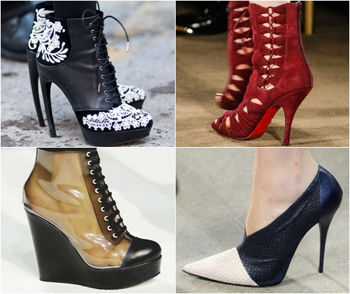 Bottines à la mode printemps-été 2013