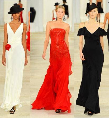 Les robes de soirée longues et courtes les plus à la mode printemps-été 2013