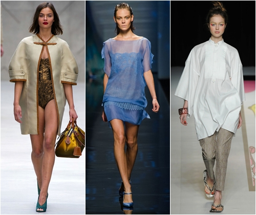 Silhouettes à la mode printemps-été 2013