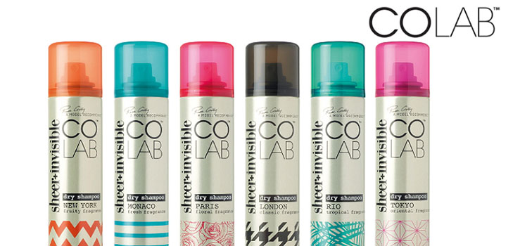 Symbiose de la mode et de la science: collection de shampooings secs Colab Sheer & Invisible