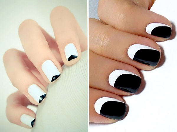 Minimalisme élégant: une manucure monochrome - tendance-2016