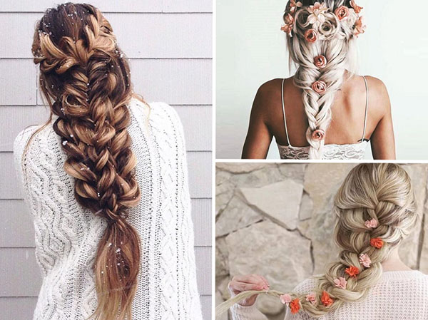 Couronnes et tresses: des coiffures féminines pour la nouvelle année