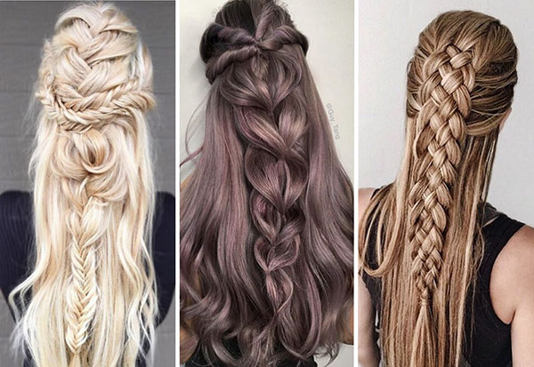 Couronnes et tresses: des coiffures féminines pour la nouvelle année