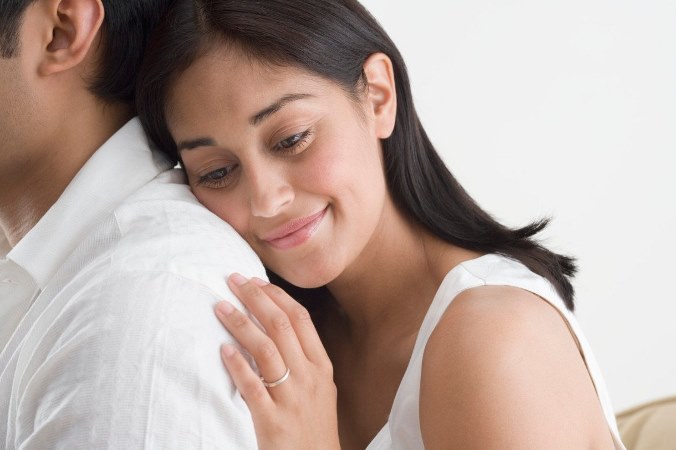 femme souriante